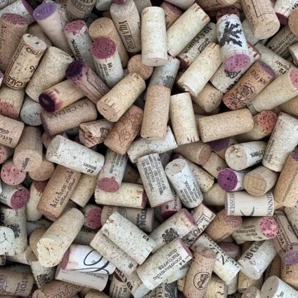 250 NATURAL WINE BOTTLE CORKS — Red White Nice Variety Crafting Wedding Recycled